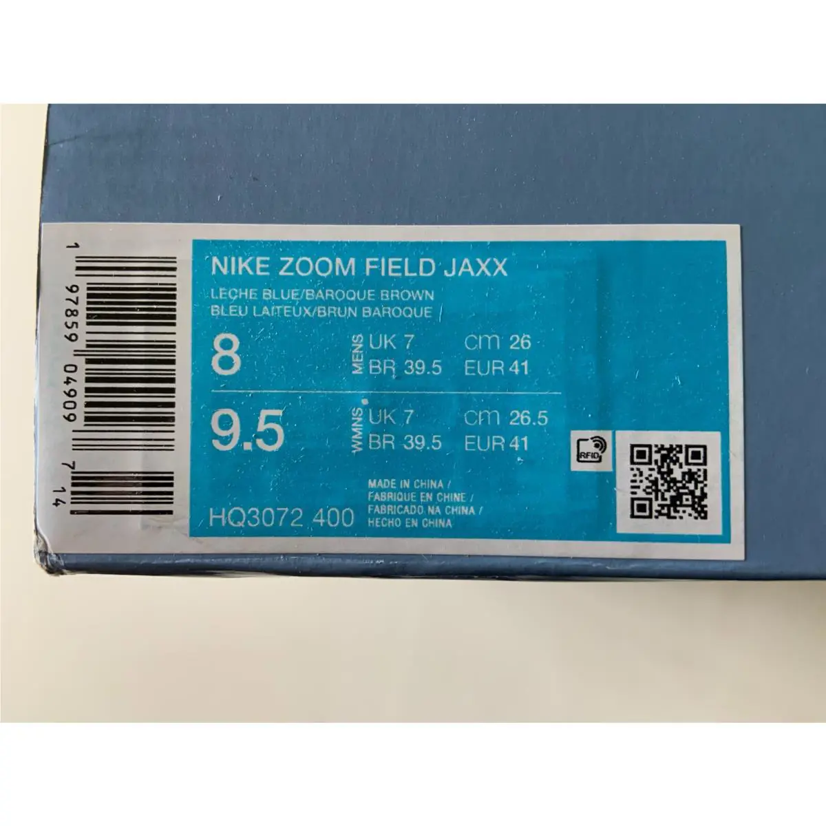 Nike shoes - Pale Ivory and Leche Blue (UPC: 197859049097) 1