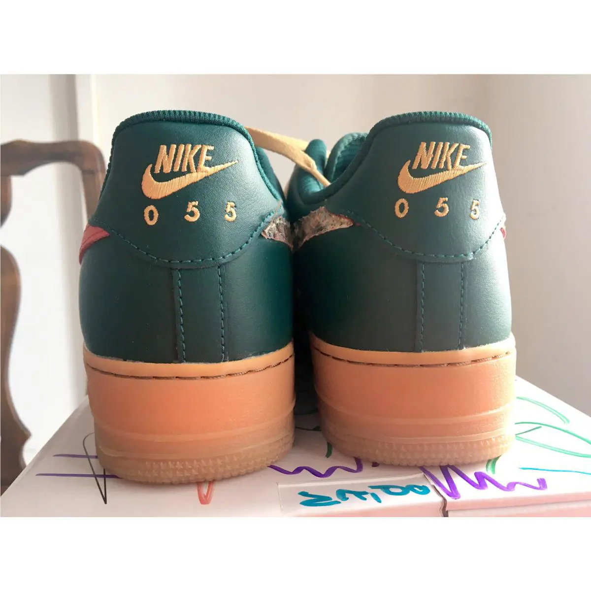 Nike shoes - Nike Air Force - Air Force - Green 5