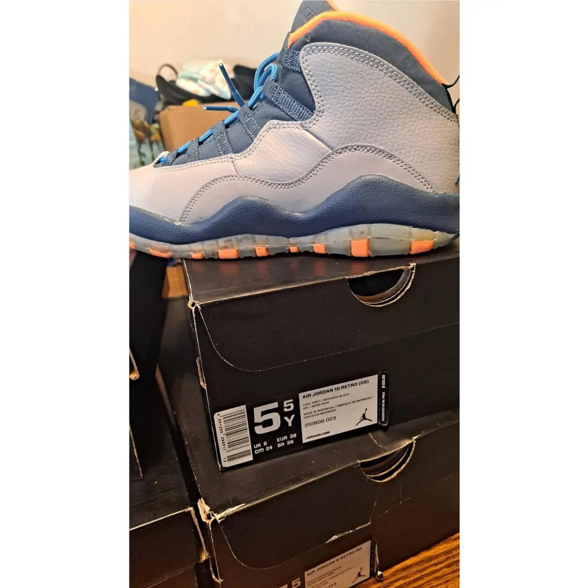 Nike shoes - Air Jordan 10 - Air - wlf/DK PWDR BL-NW SLT-ATMC 3