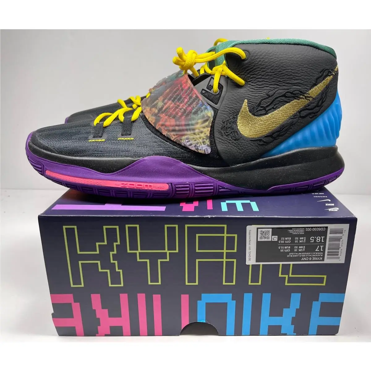 Nike Kyrie 6 `chinese Year` CD5030 001 Size Men 17