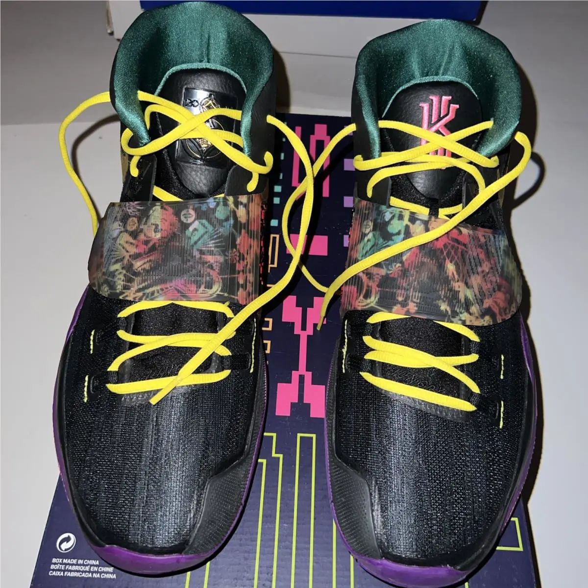 Nike shoes - KYRIE 6 - KYRIE - CD5030-001 - Black, Manufacturer: BLACK-GOLD-BLUE-PINK (UPC: 0193656016157) 1