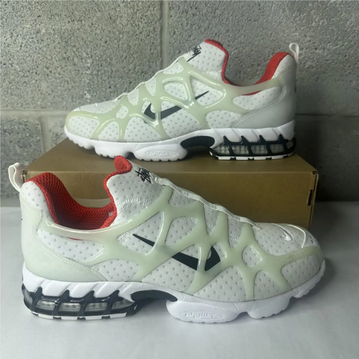 Nike shoes - Air ZM Spiridon KK / Stussy - cj9918 100 - White (UPC: 194495232166) 0