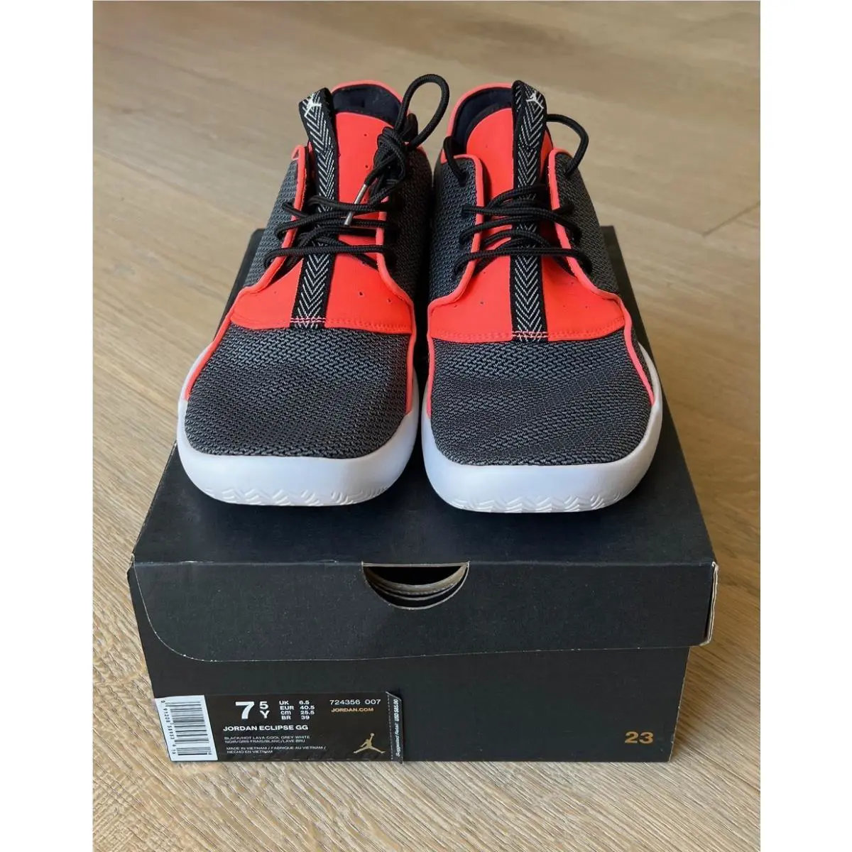 Nike shoes - Air Jordan Eclipse - Air Eclipse - 724356 007 - Gray/White (UPC: 091208589534) 0