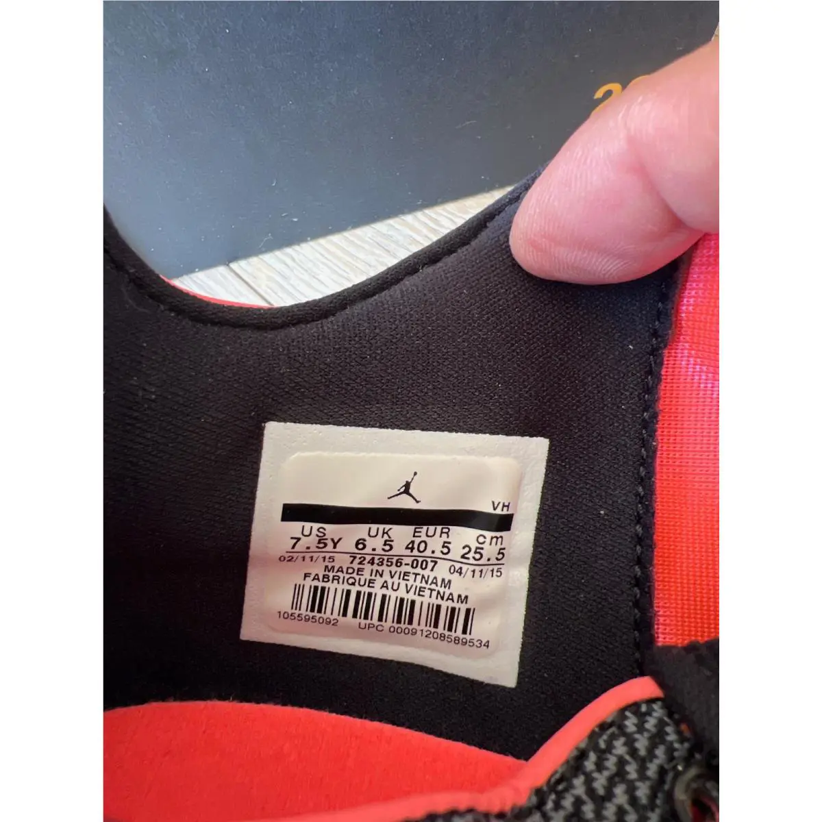 Nike shoes - Air Jordan Eclipse - Air Eclipse - 724356 007 - Gray/White (UPC: 091208589534) 3