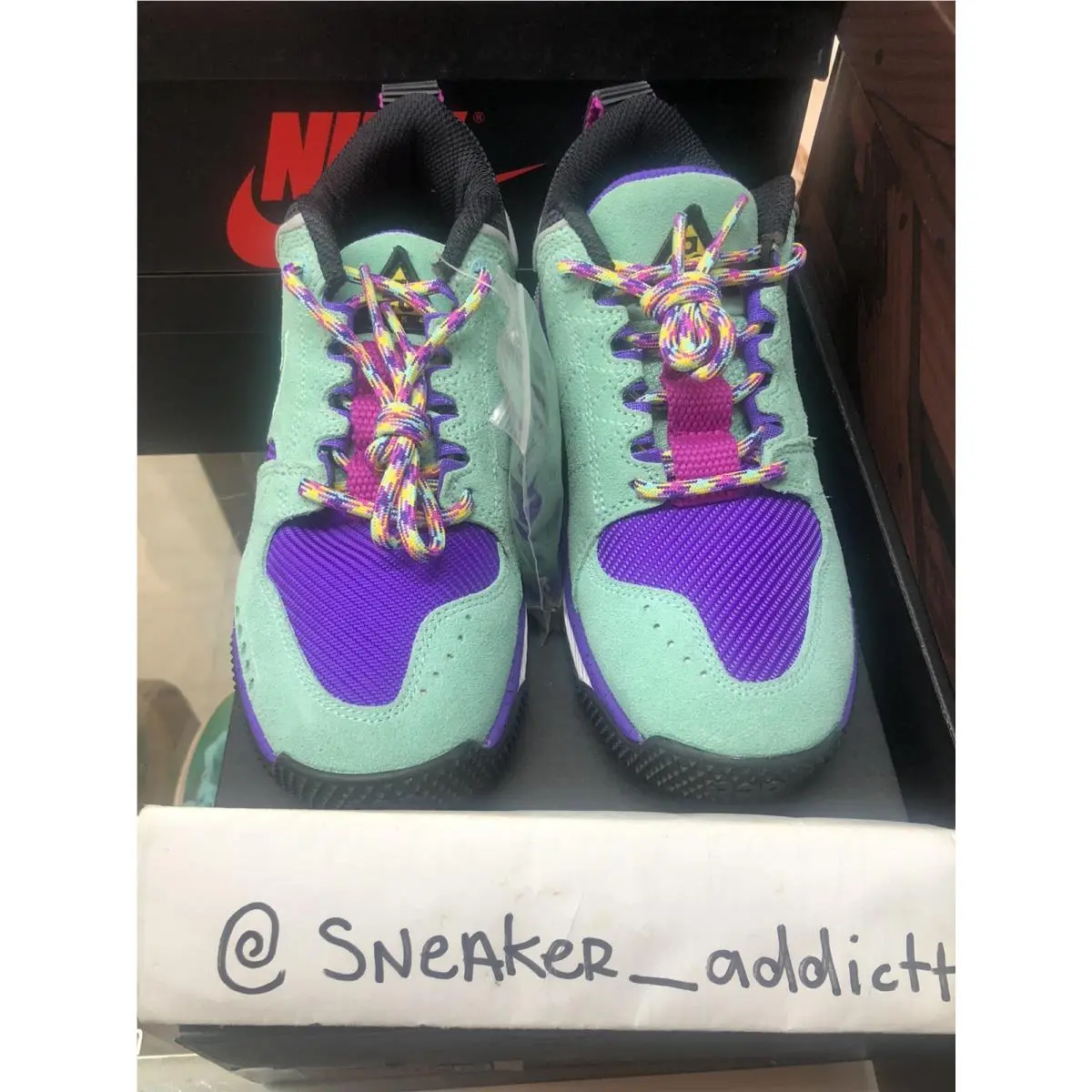 Nike shoes - Nike ACG Dog Mountain - ACG Dog Mountain - AQ0916-300 - Emerald Rise/Black/Hyper Magenta/Tour Yellow, Manufacturer: Emerald Rise/Black/Hyper Magenta/Tour Yellow 1