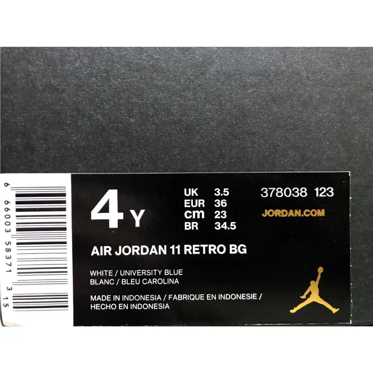 Nike shoes - Air Jordan 11 - Air - White (UPC: 666003583713) 3