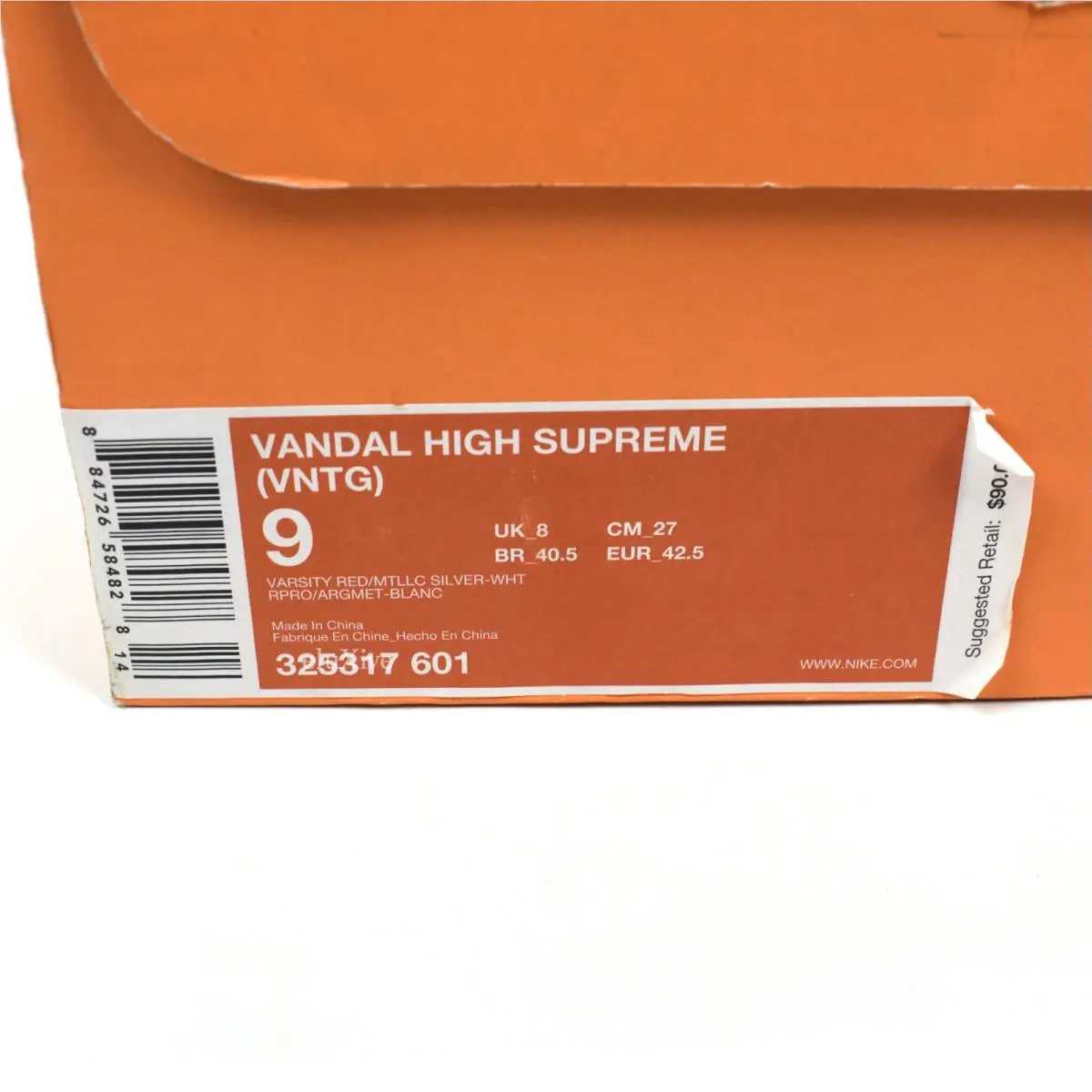 Nike shoes - Nike Vandal - Vandal - 325317-601 - Red 10