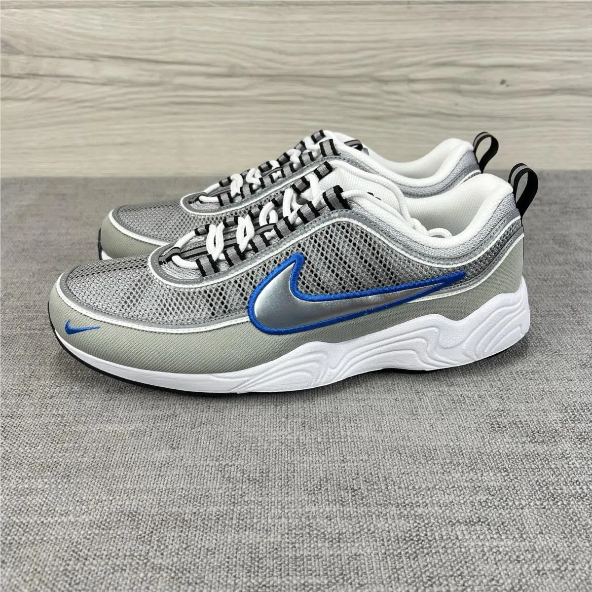 Nike shoes - Nike Air Zoom Spiridon OG - HF9117-003 - Metallic Silver Signal Blue 0