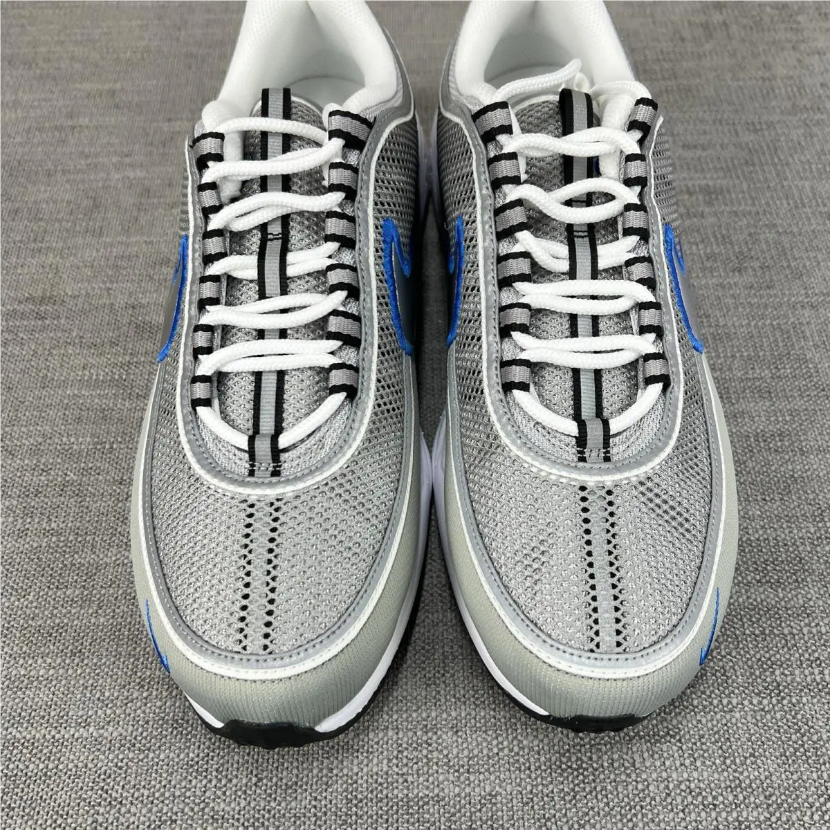 Nike shoes - Nike Air Zoom Spiridon OG - HF9117-003 - Metallic Silver Signal Blue 3