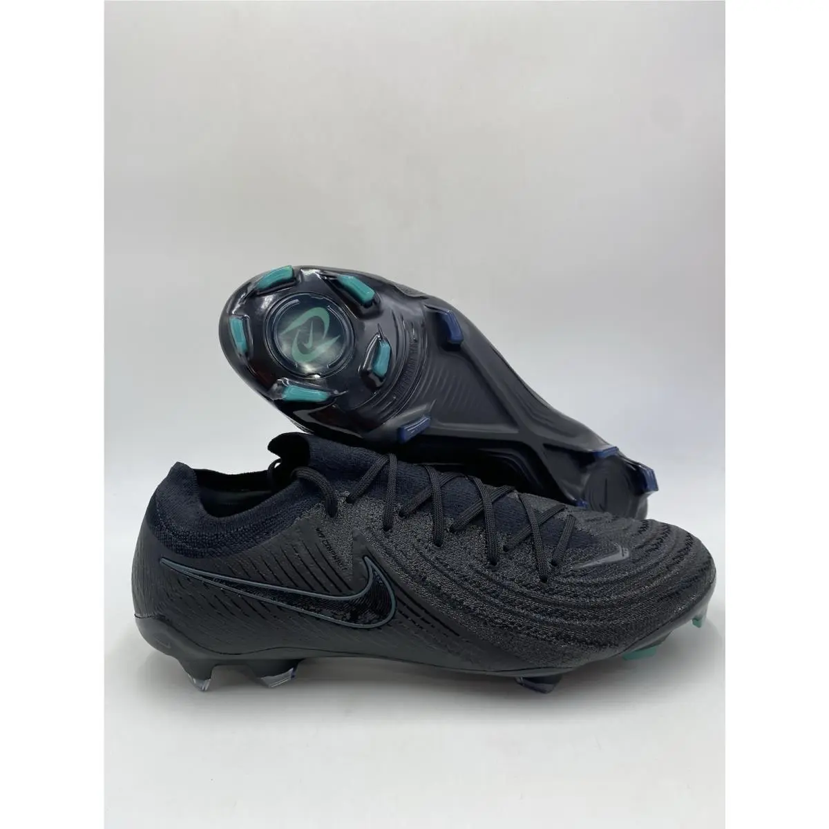 Phantom GX II Elite FG Black Deep Jungle FJ2559 002 Men`s Size 8 by Nike