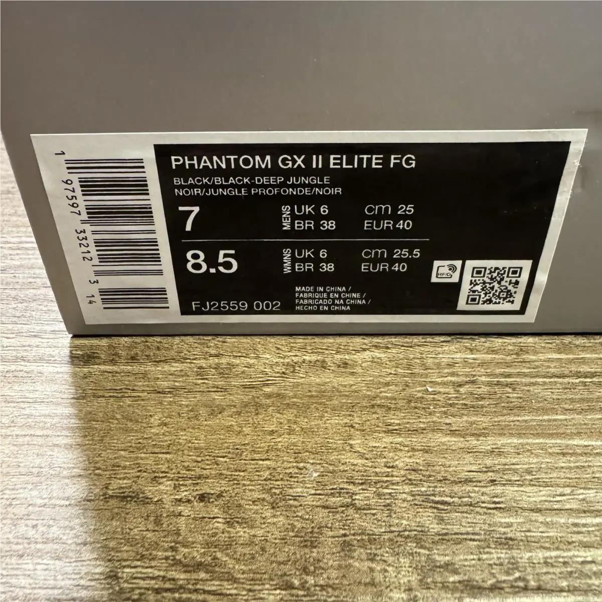 Nike shoes - Nike Phantom GX - Phantom - Fj2559-002 - Black 0