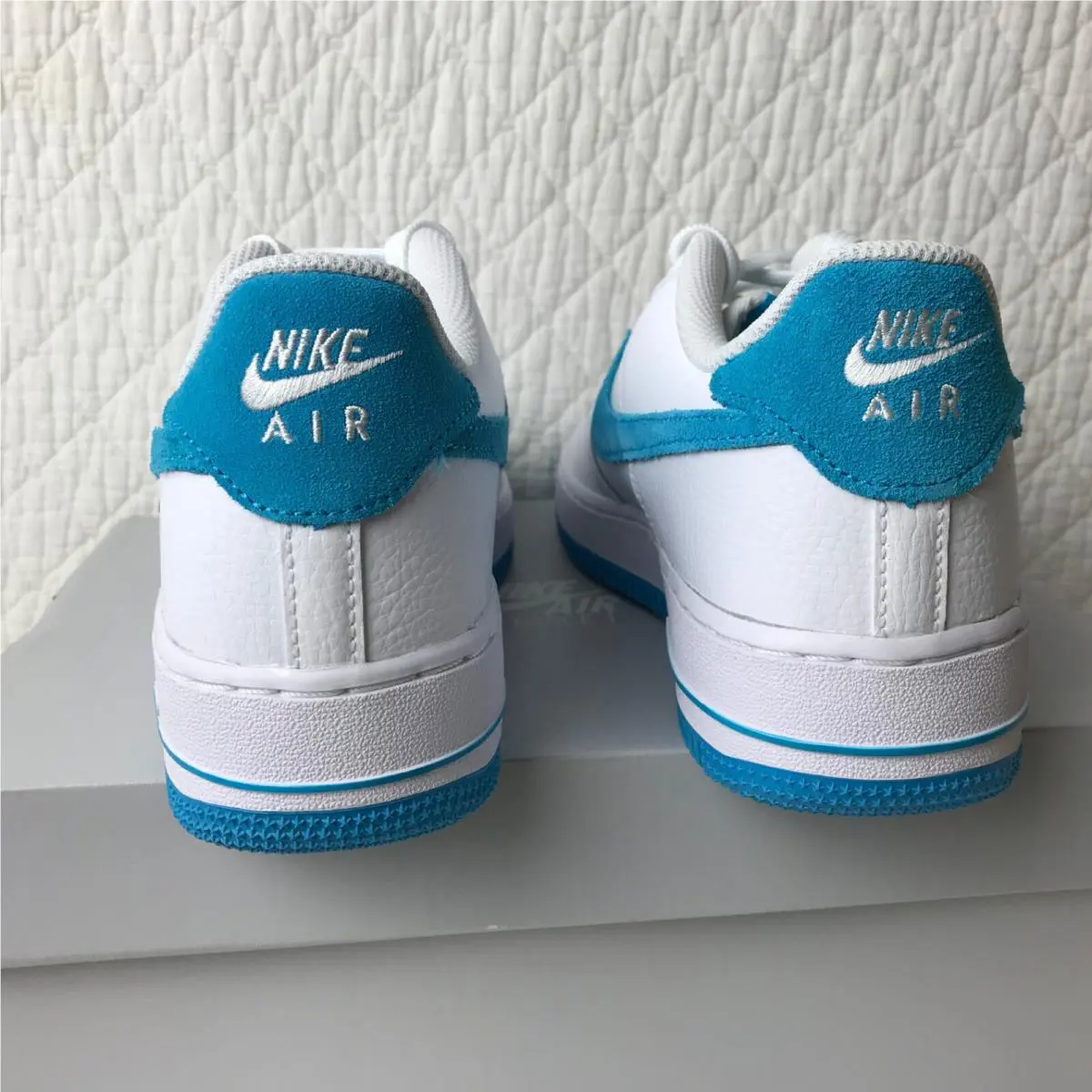 Nike shoes - Nike Air Force 1 - Air Force - White/LT Blue Fury-White 4