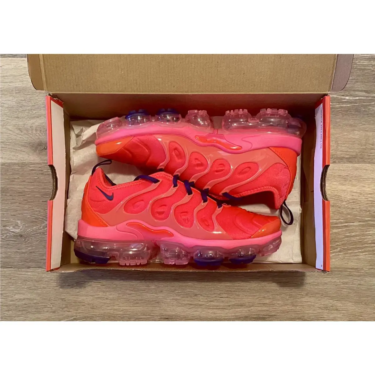 Nike shoes - Nike Air Vapormax Plus - Air Vapormax Plus - CU4907-600 - Neon Red-Pink Blast-Bright Crimson (UPC: 193656299574) 5