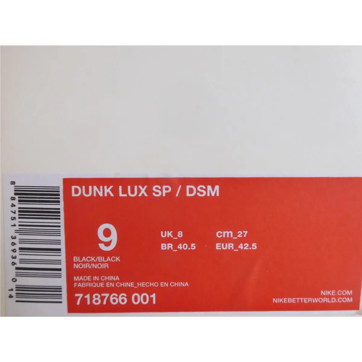 Nike shoes - Nike Dunk High - Dunk High - 718766-001 - Black (UPC: 884751369360) 6