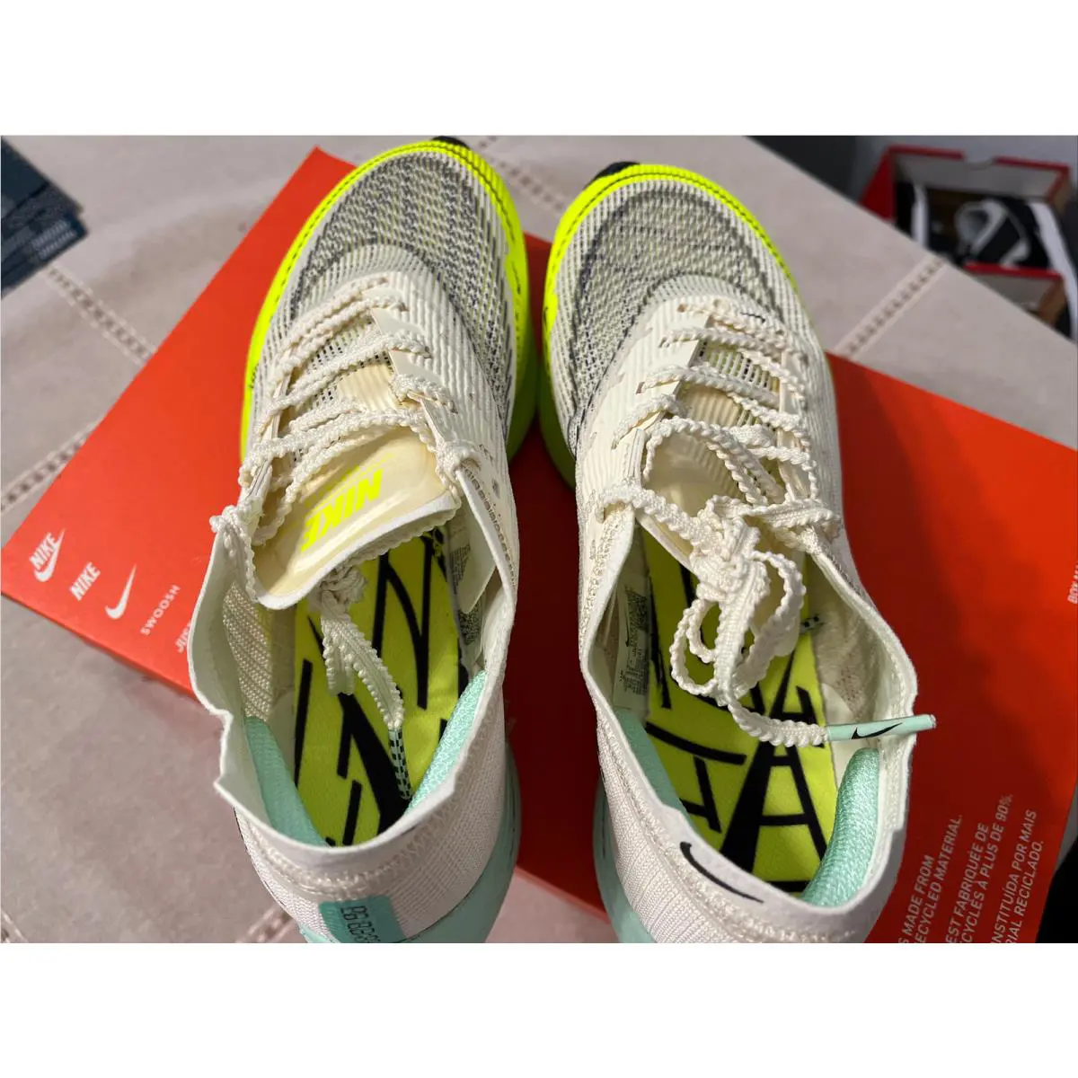 Nike shoes - Nike ZoomX Vaporfly Next - ZoomX Vaporfly Next - DV9431 100 - Coconut Milk Cave Purple 6
