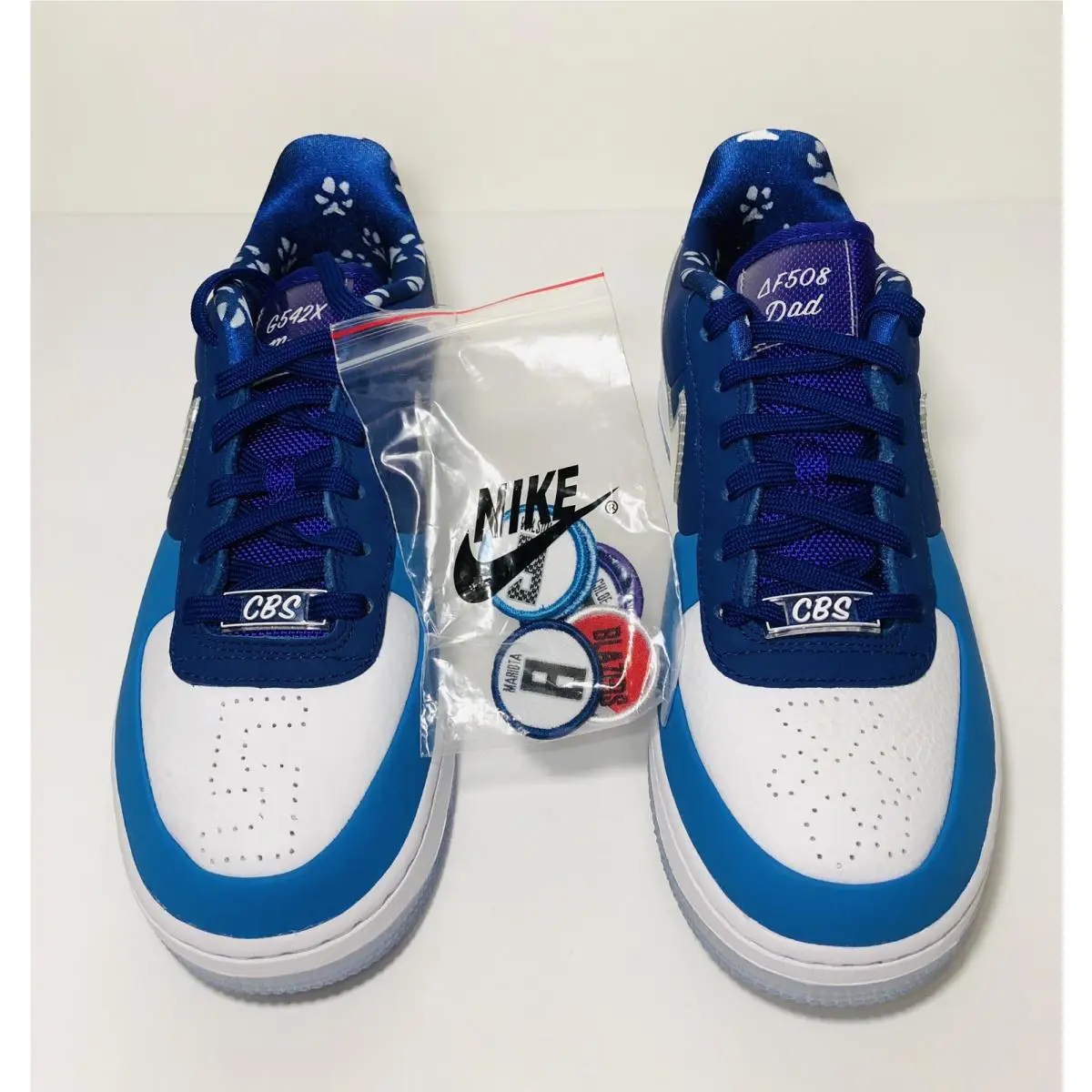 Nike shoes - Nike Air Force 1 - Air Force - BV7251 400 - Blue, Manufacturer: Deep Royal Blue/Clear 0