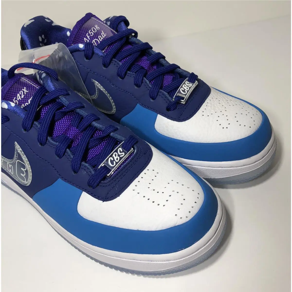 Nike shoes - Nike Air Force 1 - Air Force - BV7251 400 - Blue, Manufacturer: Deep Royal Blue/Clear 7