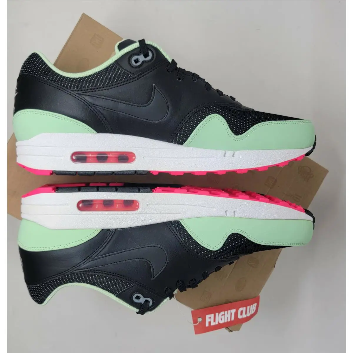 Nike shoes - Nike Air Max 1 - Air Max - 579920-066 - Black/ Black/ Fresh mint/Pink flash 5