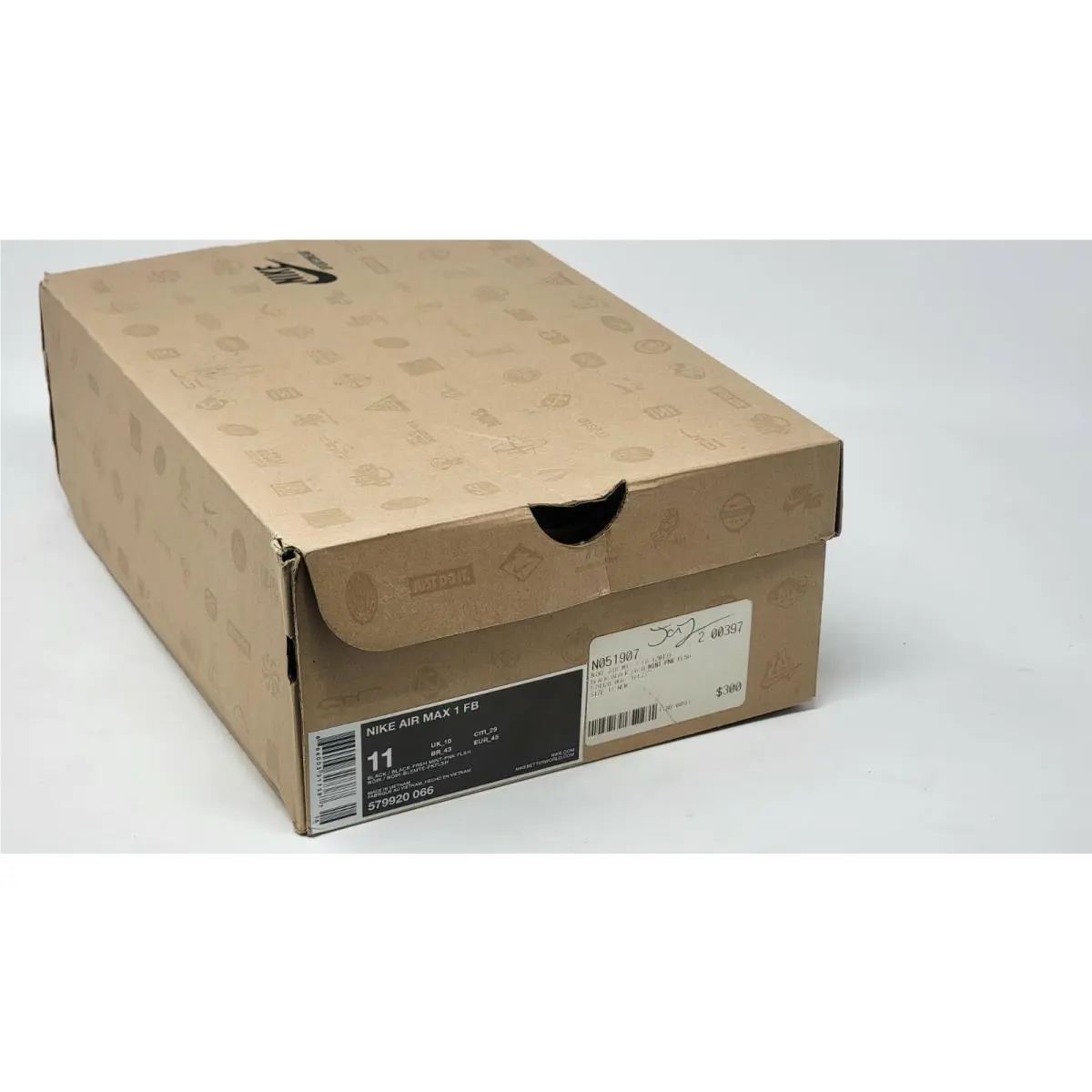 Nike shoes - Nike Air Max 1 - Air Max - 579920-066 - Black/ Black/ Fresh mint/Pink flash 7