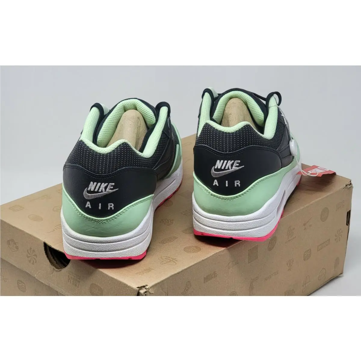 Nike shoes - Nike Air Max 1 - Air Max - 579920-066 - Black/ Black/ Fresh mint/Pink flash 2