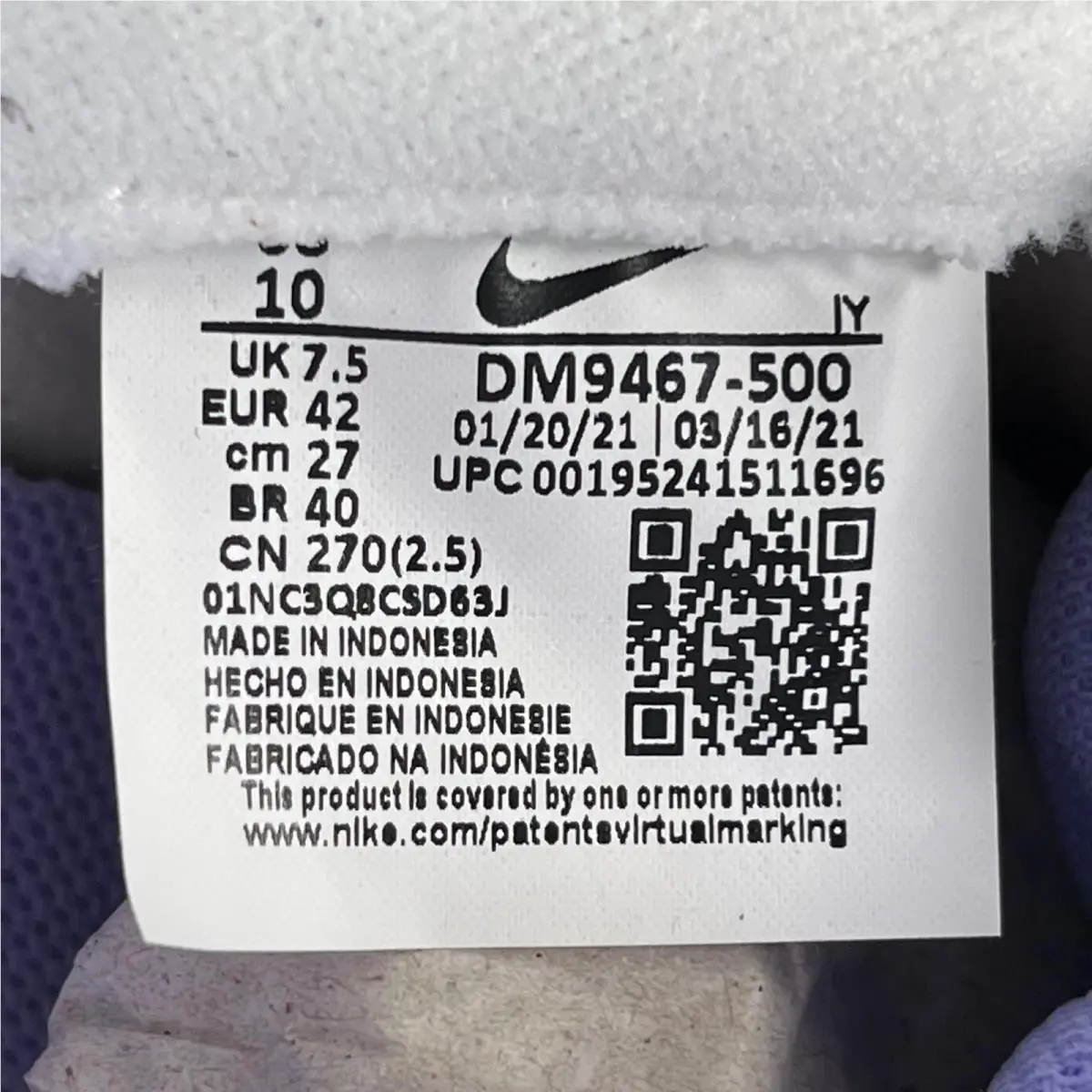 Nike shoes - Nike Dunk Low OG - Dunk Low - DM9467-500 - Purple 5