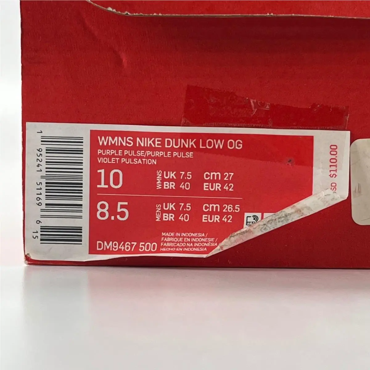 Nike shoes - Nike Dunk Low OG - Dunk Low - DM9467-500 - Purple 8