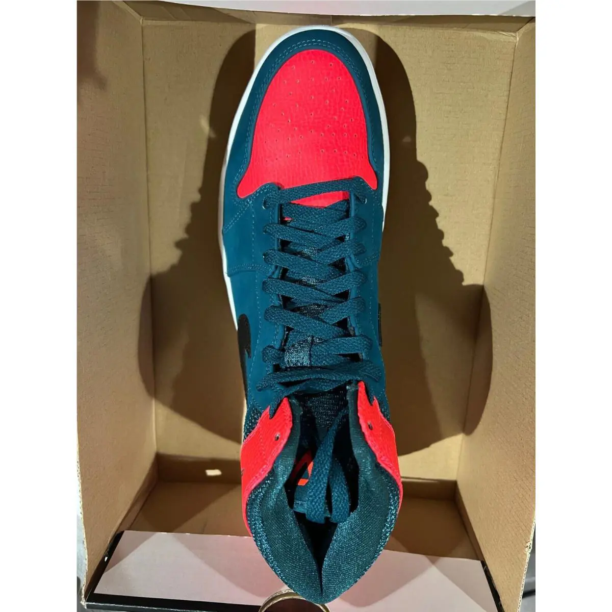 Nike shoes - Air Jordan 1 - Air - 332550 - Teal/Black Infrared 23 White (UPC: 888408077387) 1