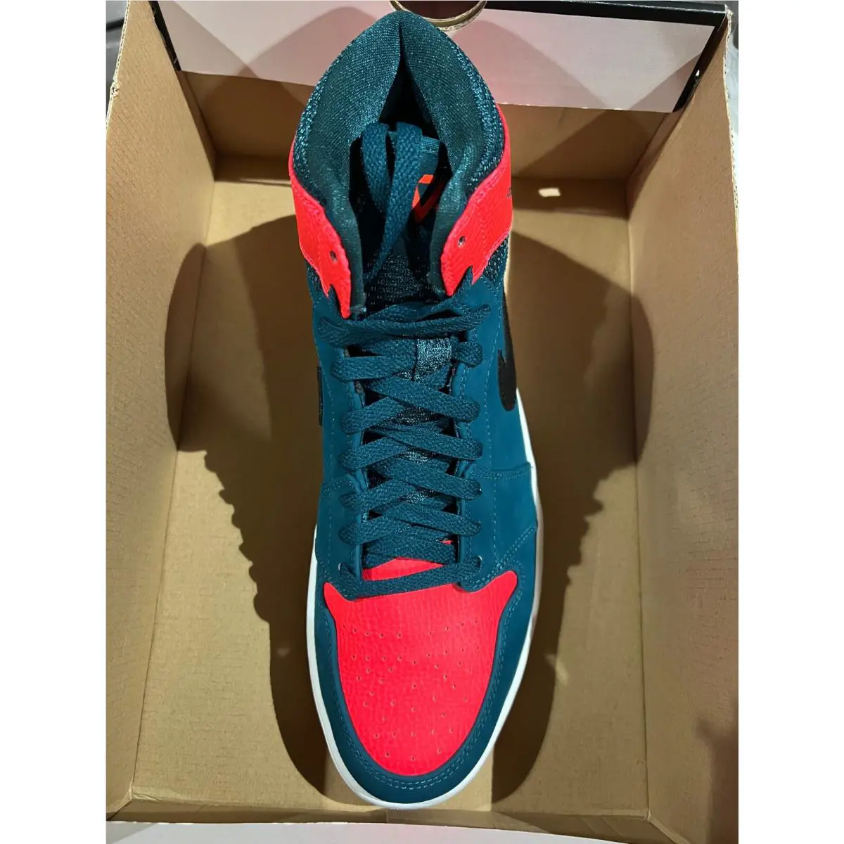 Nike shoes - Air Jordan 1 - Air - 332550 - Teal/Black Infrared 23 White (UPC: 888408077387) 2