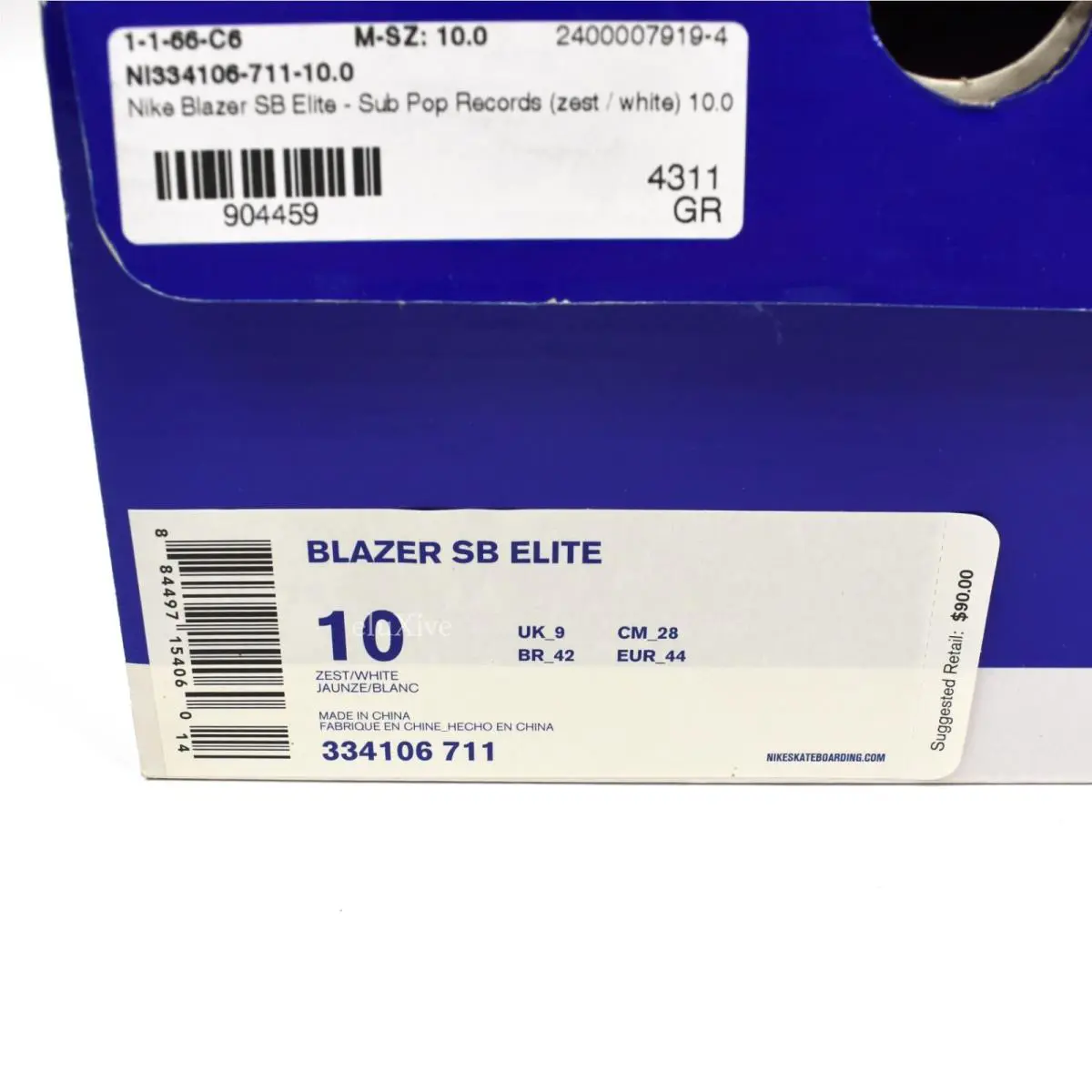 Nike shoes - Nike Blazer High - Blazer High - 334106-711 - Yellow 10