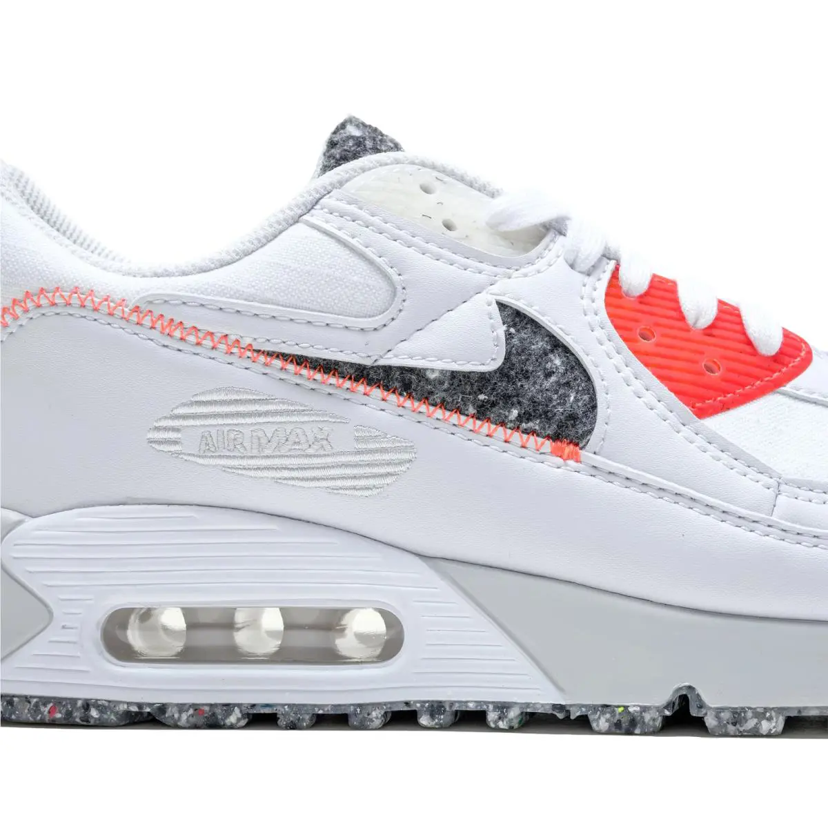 Nike shoes - White/Photon Dust/Bright Crimson 3