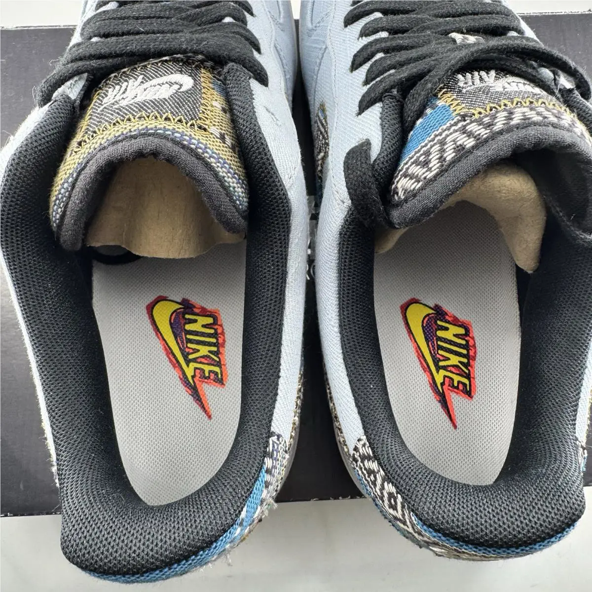 Nike shoes - Nike Air Force 1 `07 LV8 - 718152-407 - Light Armory Blue 9