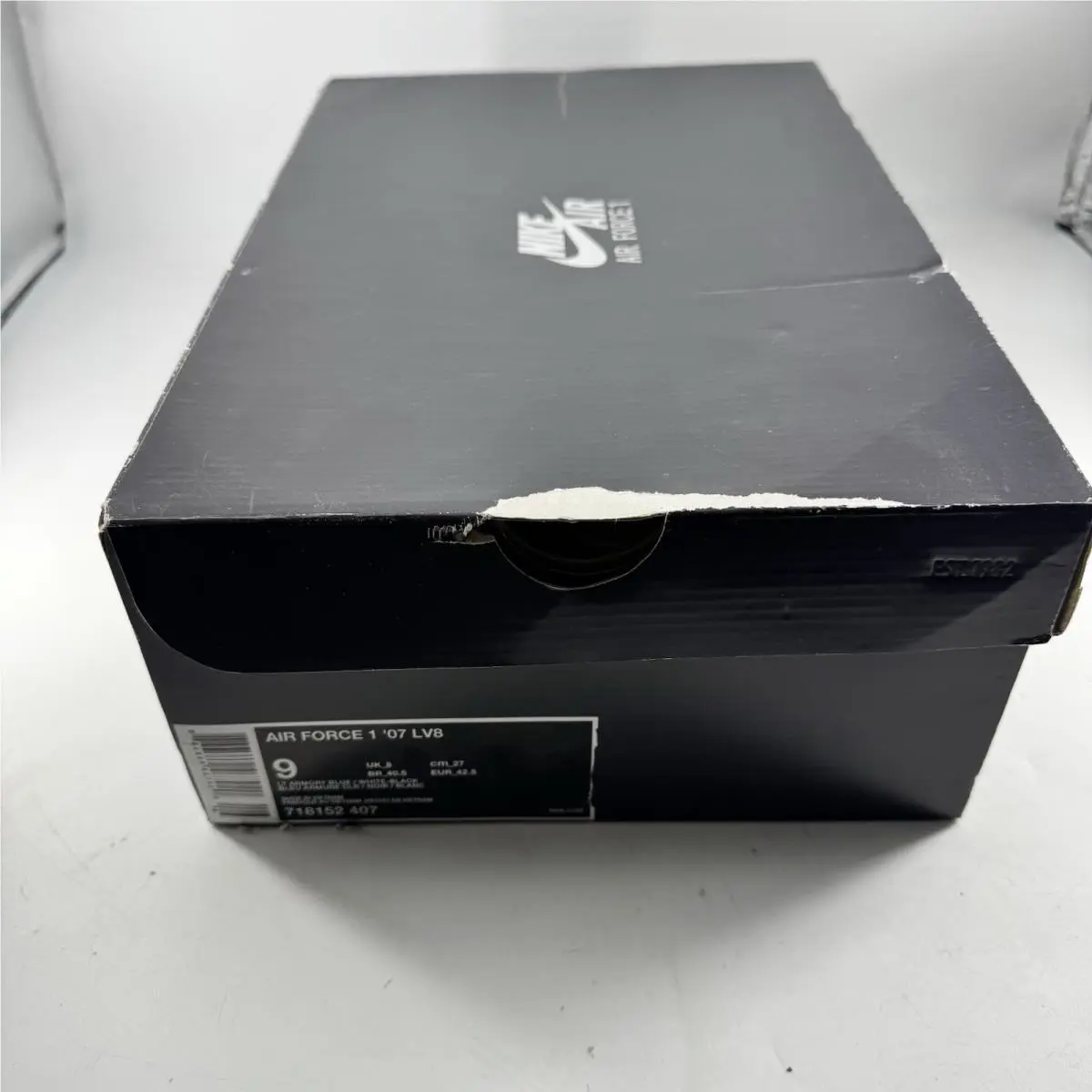Nike shoes - Nike Air Force 1 `07 LV8 - 718152-407 - Light Armory Blue 13