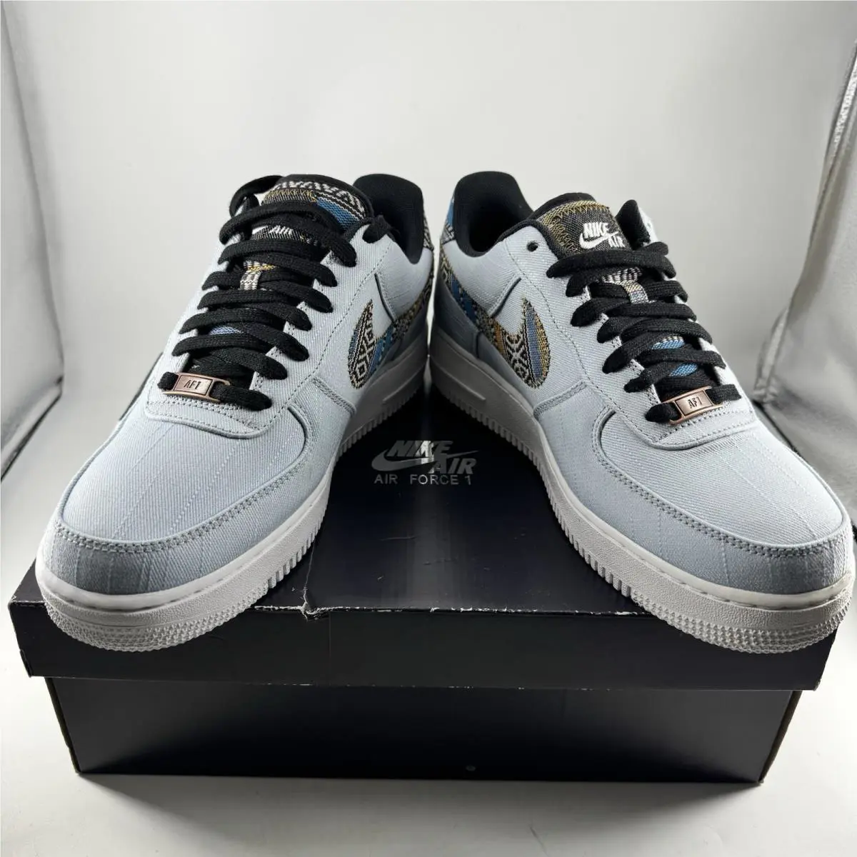 Nike shoes - Nike Air Force 1 `07 LV8 - 718152-407 - Light Armory Blue 1