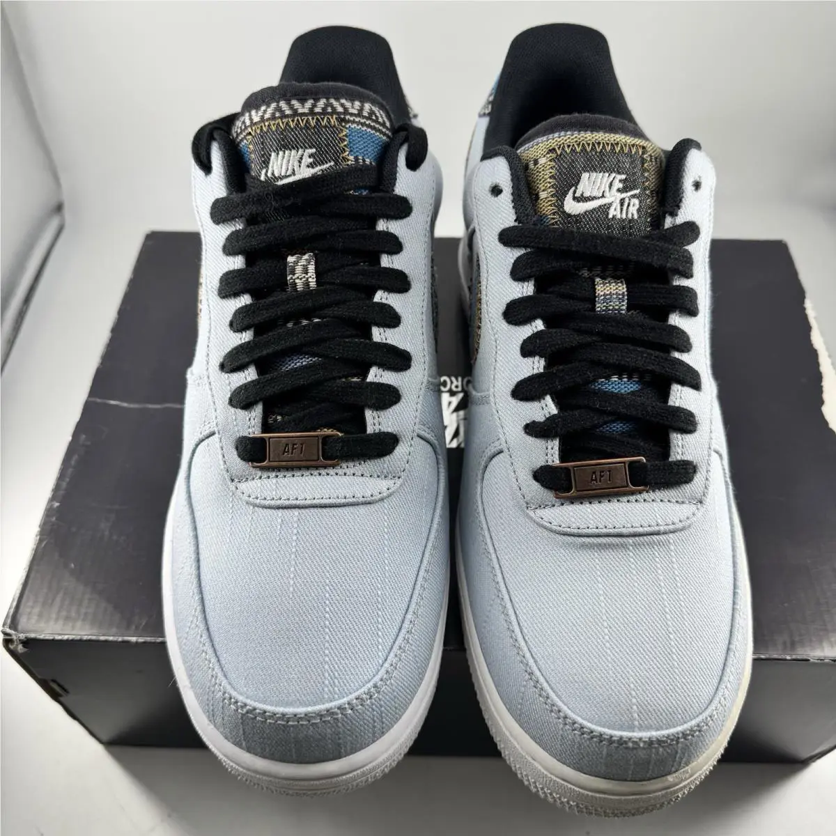 Nike shoes - Nike Air Force 1 `07 LV8 - 718152-407 - Light Armory Blue 2