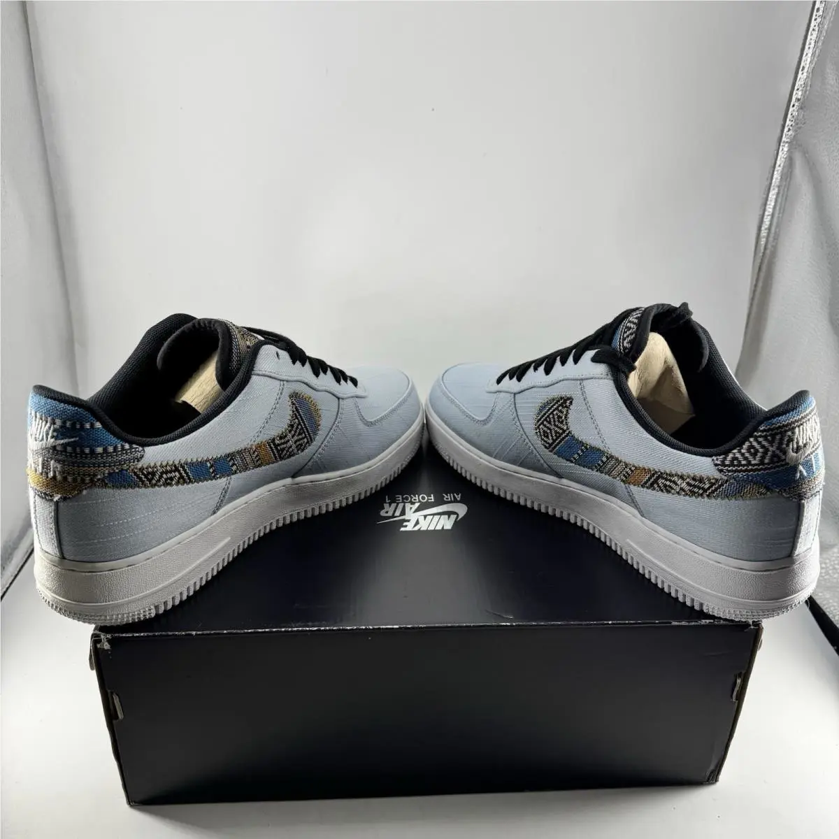 Nike shoes - Nike Air Force 1 `07 LV8 - 718152-407 - Light Armory Blue 3