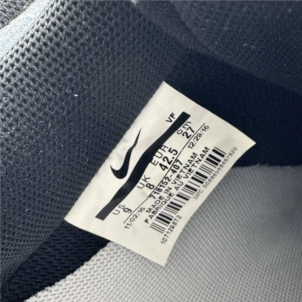 Nike shoes - Nike Air Force 1 `07 LV8 - 718152-407 - Light Armory Blue 10
