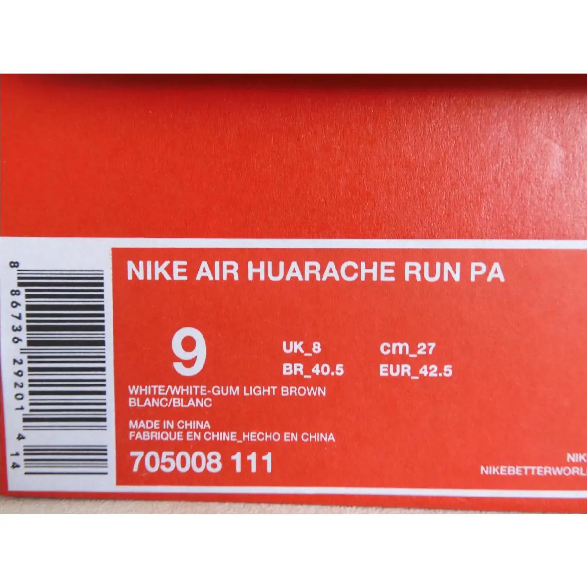 Nike shoes - Nike Air Huarache Run - Air Huarache Run - 705008-111 - White (UPC: 886736292014) 4