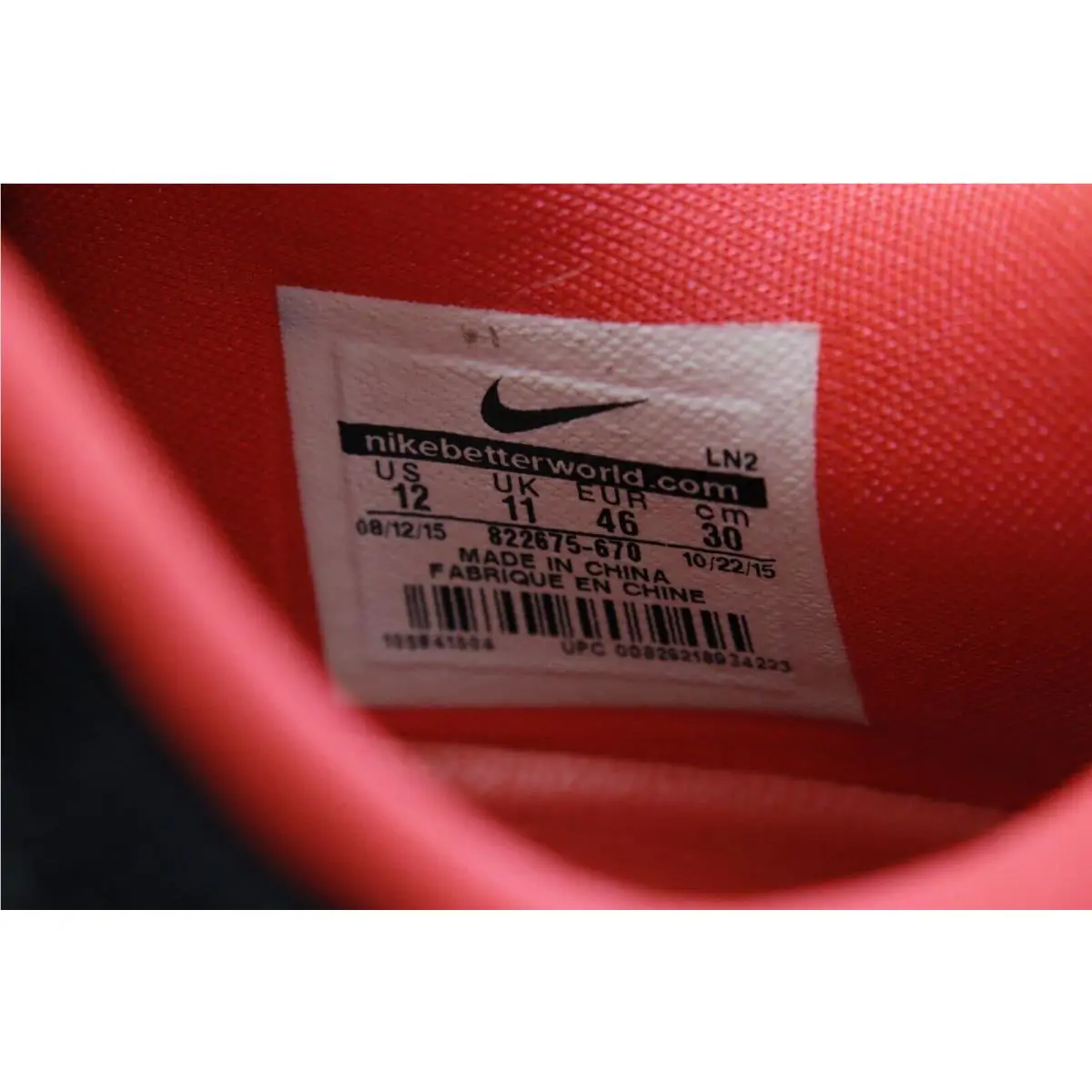 Nike shoes - Nike Kobe 11 - Kobe - 822675-670 - Red (UPC: 826218934223) 9