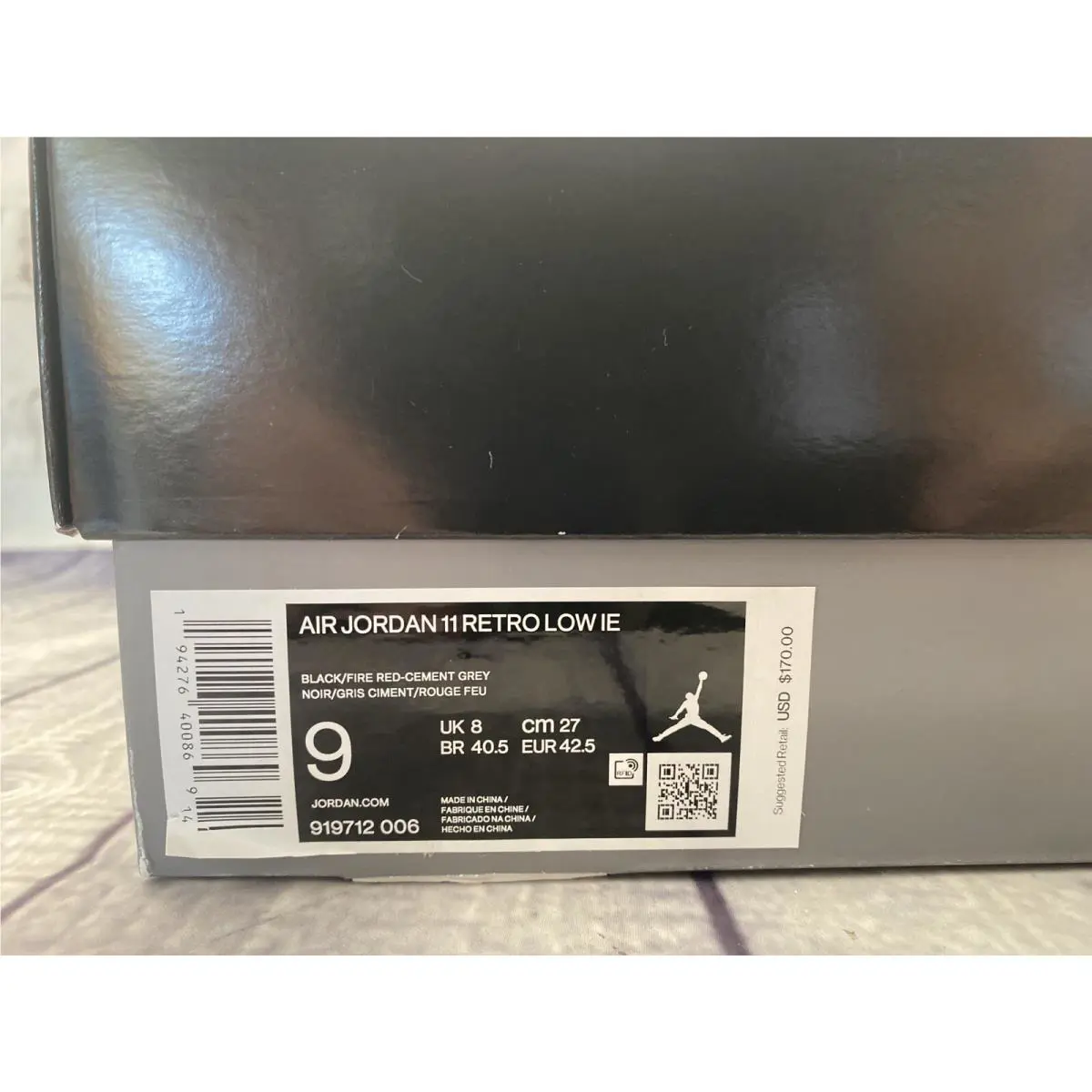 Nike shoes - Nike Air Jordan 11 - Air - 919712 - Black 10