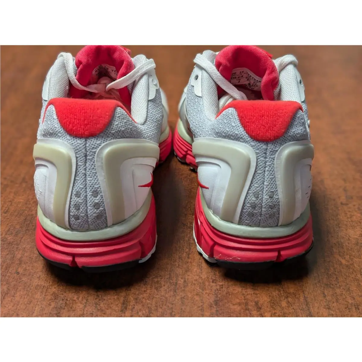 Nike shoes - Nike LunarGlide+ - 366645-018 - White Gray Red (UPC: 0884500864344) 9