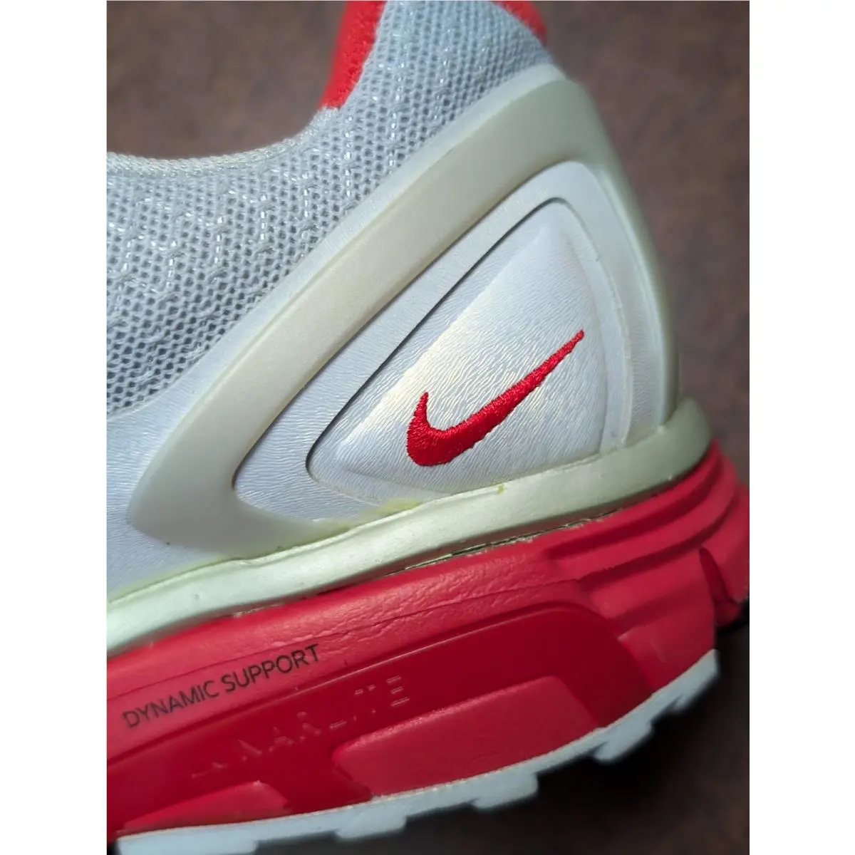 Nike shoes - Nike LunarGlide+ - 366645-018 - White Gray Red (UPC: 0884500864344) 5