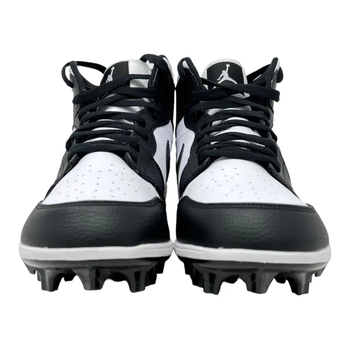 Nike shoes - Jordan 1 Mid Td Football Cleat - White Black Black (UPC: 196604938969) 2