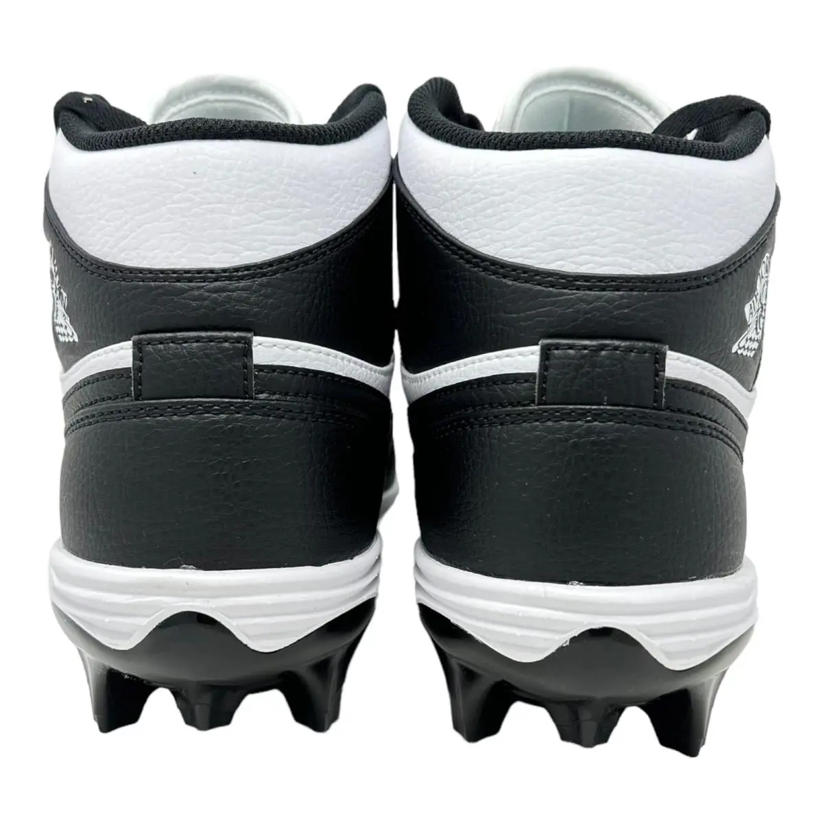 Nike shoes - Jordan 1 Mid Td Football Cleat - White Black Black (UPC: 196604938969) 3