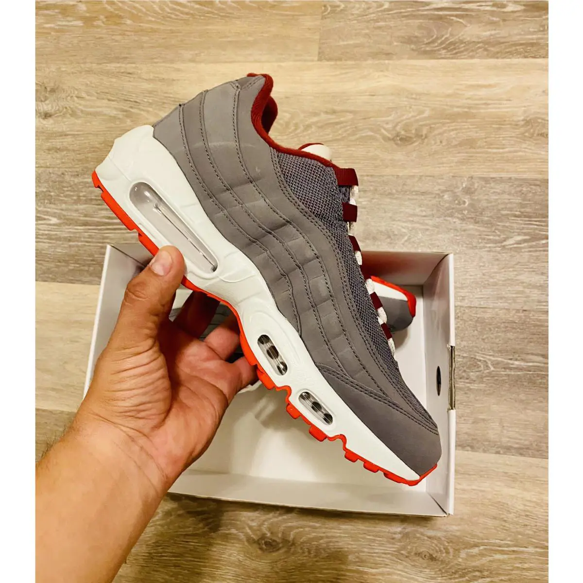 Nike shoes - Nike Air Max 95 - Air Max - 314352-997 - Grey-White-Red 8
