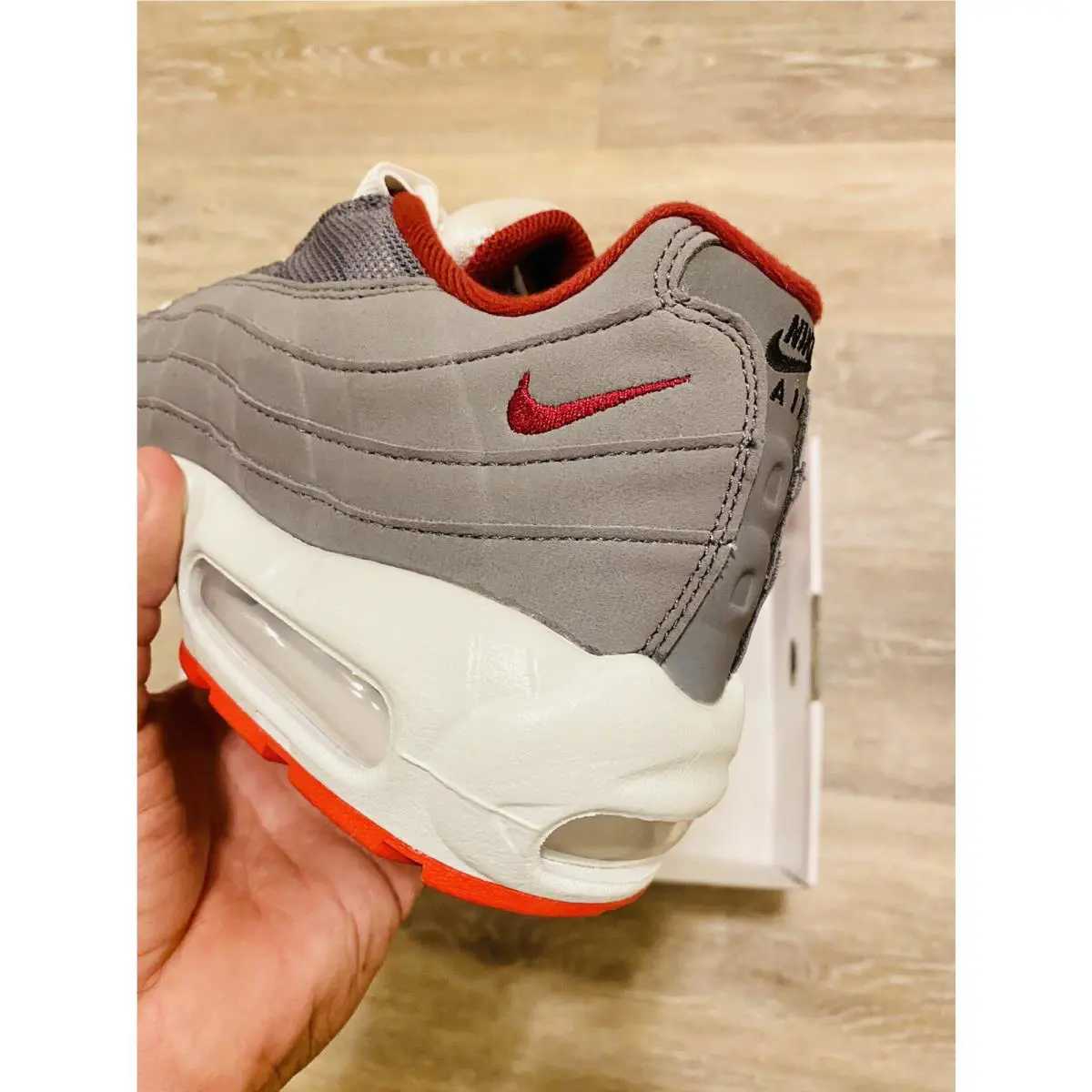 Nike shoes - Nike Air Max 95 - Air Max - 314352-997 - Grey-White-Red 1
