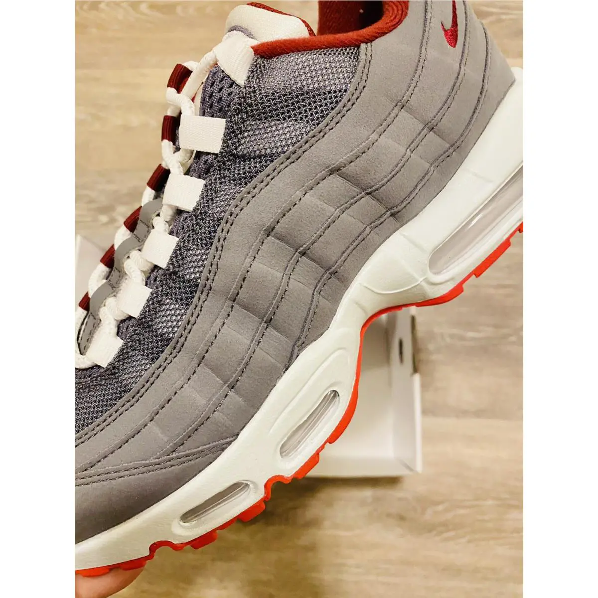 Nike shoes - Nike Air Max 95 - Air Max - 314352-997 - Grey-White-Red 2