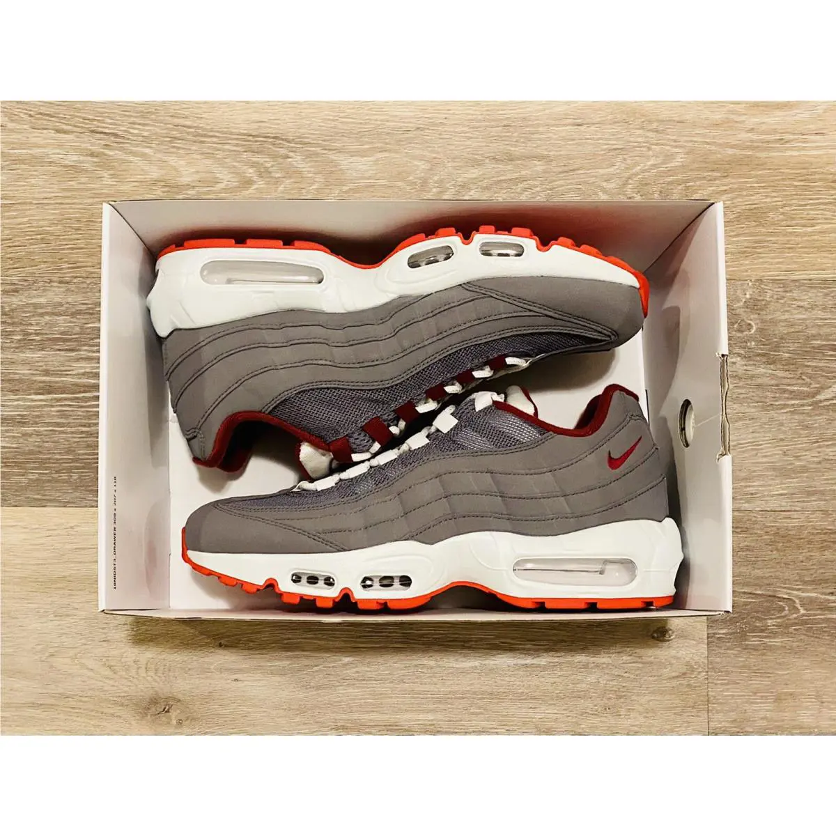 Nike shoes - Nike Air Max 95 - Air Max - 314352-997 - Grey-White-Red 5