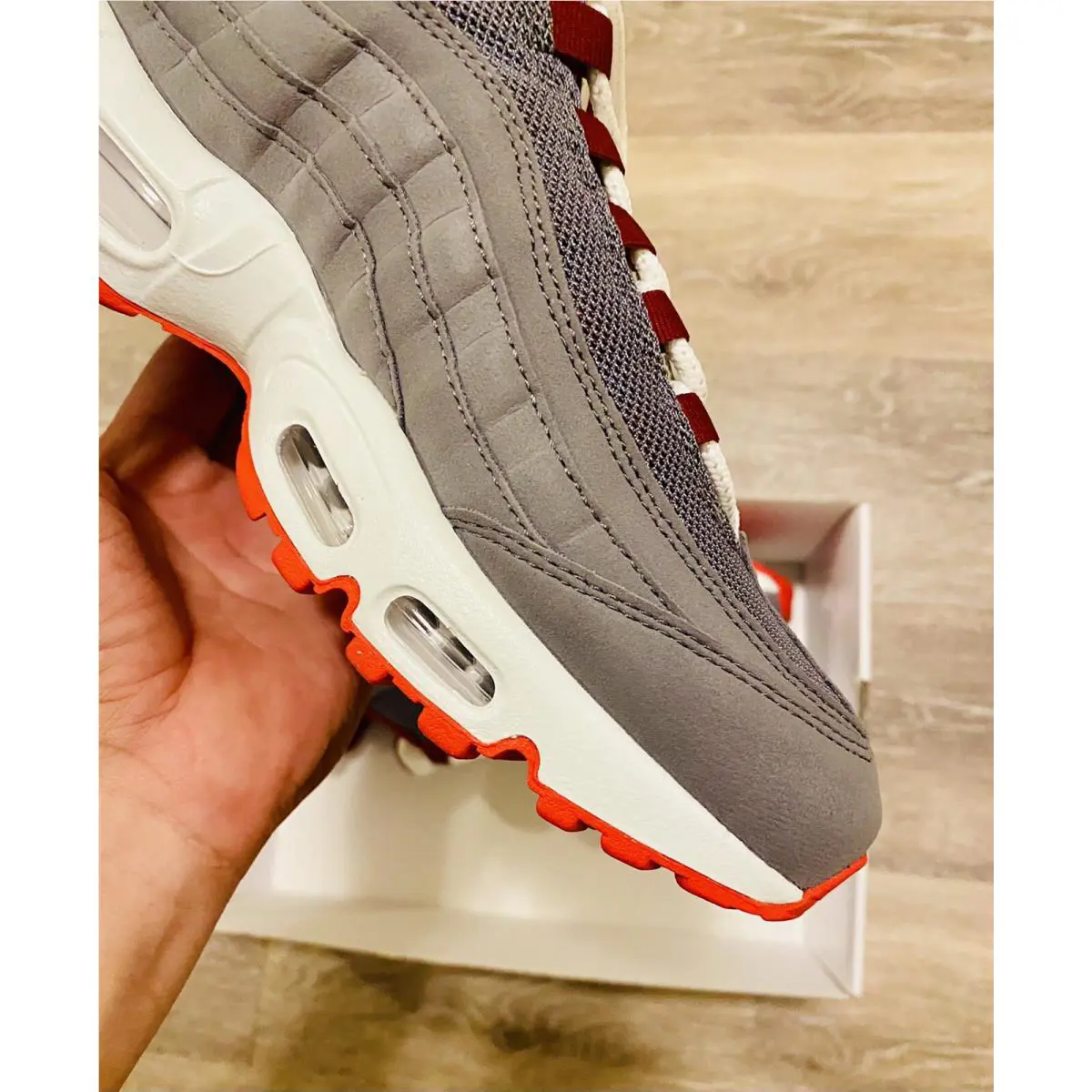 Nike shoes - Nike Air Max 95 - Air Max - 314352-997 - Grey-White-Red 7