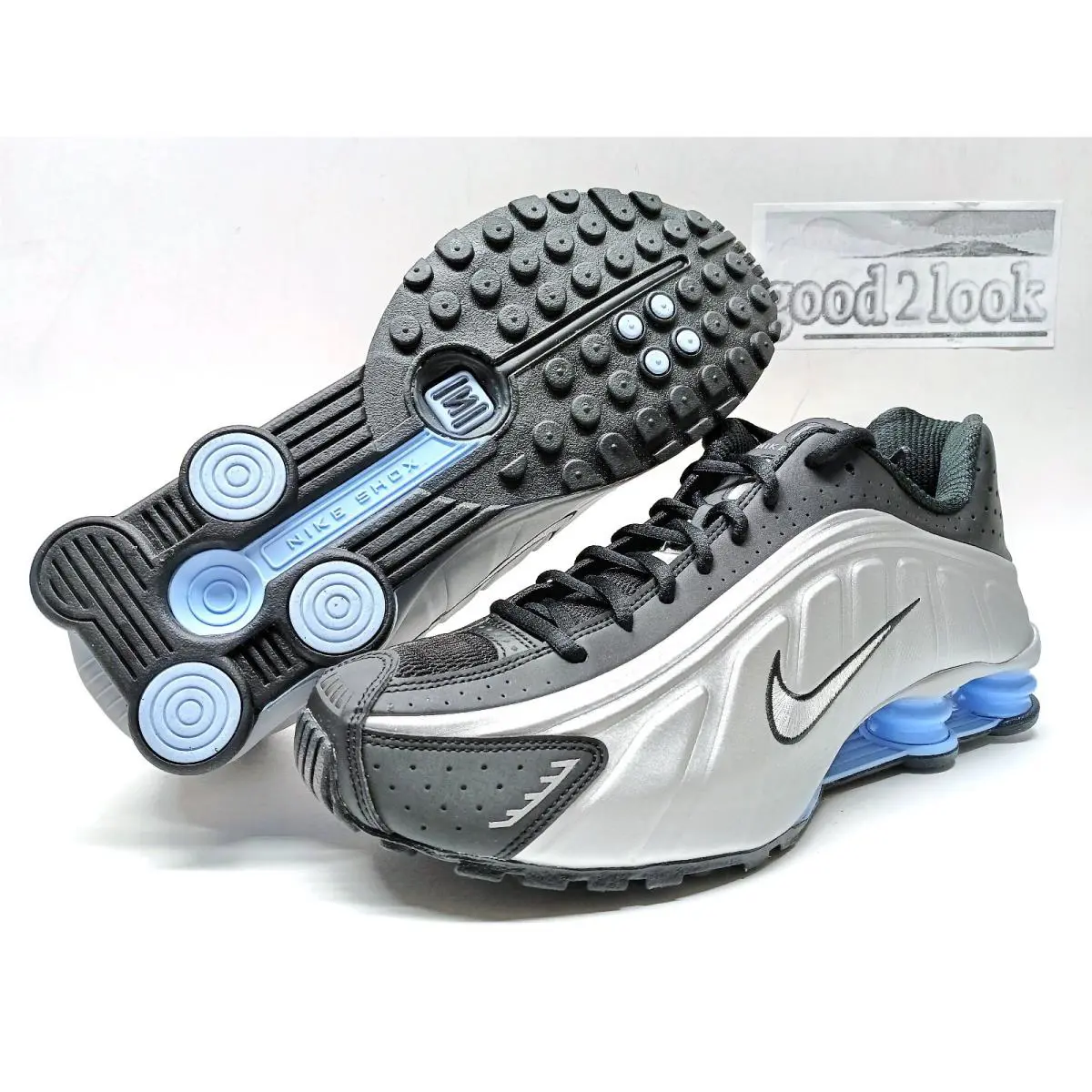 Nike shoes - Nike Shox R4 - Shox - HQ1988-004 - Silver (UPC: 197862850123) 0