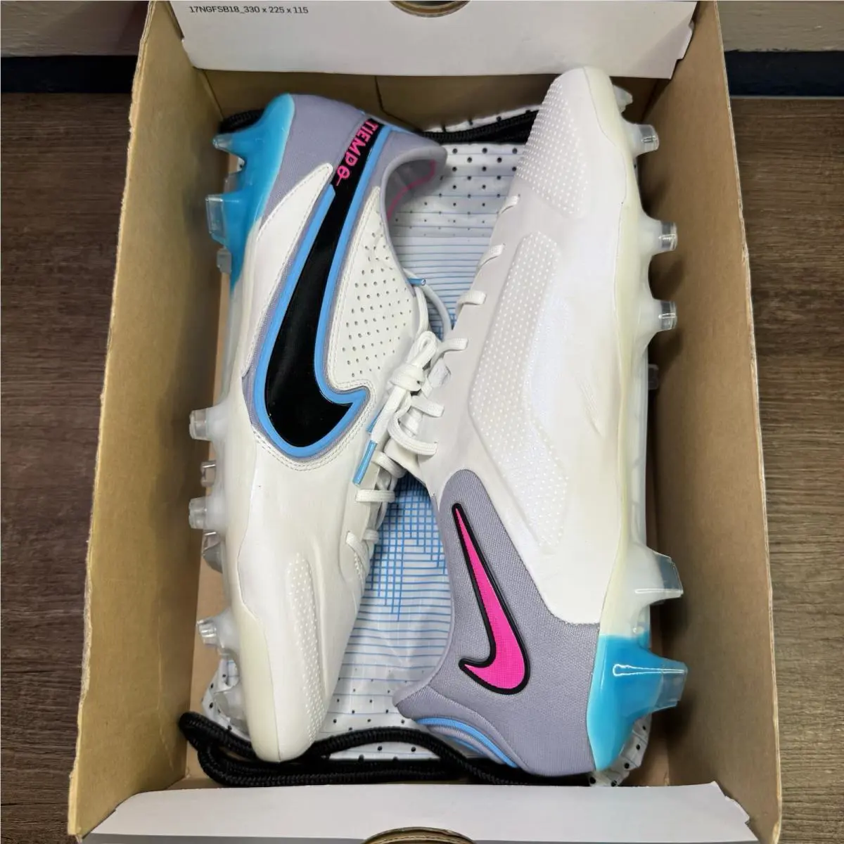 Nike shoes - Nike Tiempo Legend - Tiempo Legend - CZ8482-146 - White/Blue/Pink 1